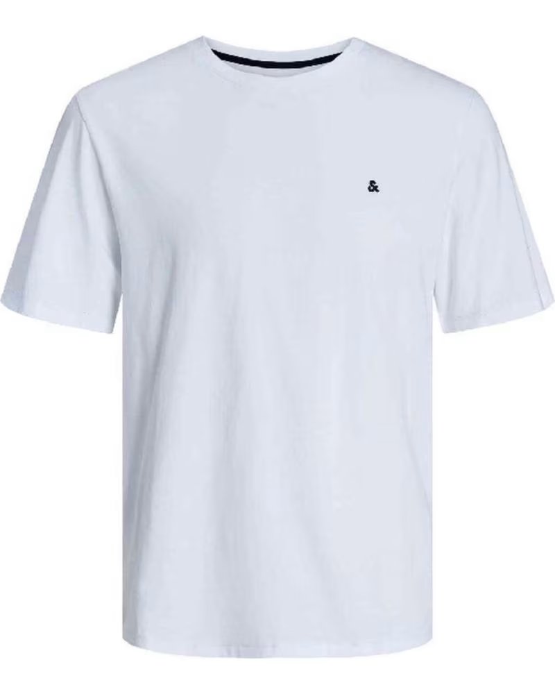 JACK AND JONES CAMISETA DE MANGA CORTA JACKJONES 12245087-WHITE EN P BLANCO