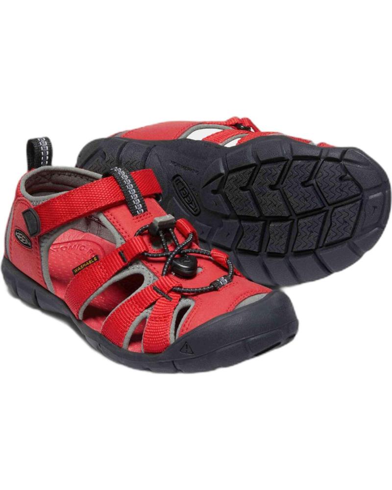 KEEN SANDALIAS EN PARA NINOS ROJO