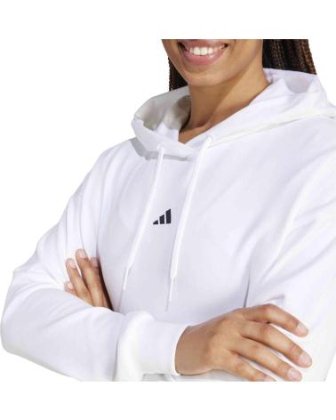 ADIDAS SUDADERA CON CAPUCHA JD7990 EN MULTICOLOR PARA MUJER WHITE-BLACK