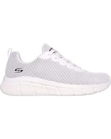 SKECHERS ZAPATILLAS 117346W EN BLANCO PARA MUJER WHITE KNIT