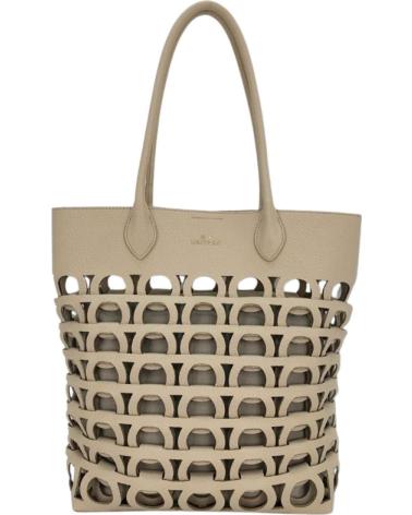 MARTINA K BOLSO TOTE MARTINA K CON DISEÑO CALADO BEIGE