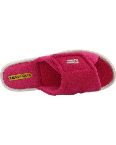 NORDIKAS ZAPATILLAS HOGAR MUJER MODELO TOP LINE SRA COLOR ROSA FUXIA