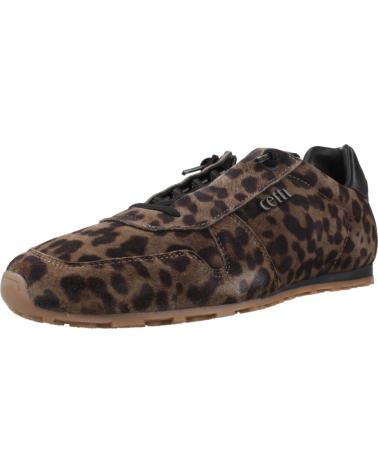 CETTI ZAPATILLAS MUJER MODELO C1379 INV26 COLOR ANIMAL PRINT SANDE SANDER
