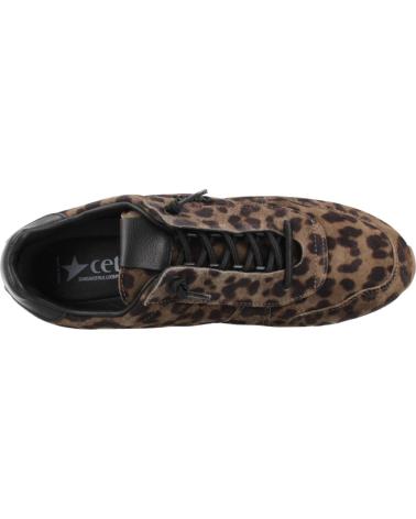 CETTI ZAPATILLAS MUJER MODELO C1379 INV26 COLOR ANIMAL PRINT SANDE SANDER