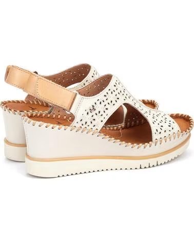 SANDALI CON ZEPPA PIKOLINOS AGUADULCE W3Z-1623C1 TRAFORATI NATA BEIGE
