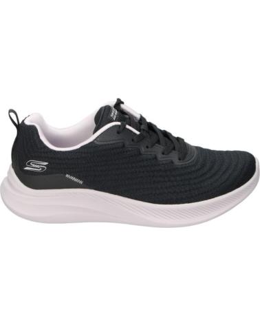 SKECHERS ZAPATILLAS BOBS SPORT MEMORY FOAM NEGRAS NEGRO