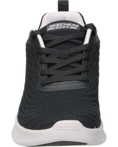 SKECHERS ZAPATILLAS BOBS SPORT MEMORY FOAM NEGRAS NEGRO