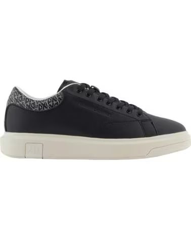 ARMANI EXCHANGE SNEAKERS URBANE ARMANI EXCHANGE CON DETTAGLI A CONTRASTO NEGRO