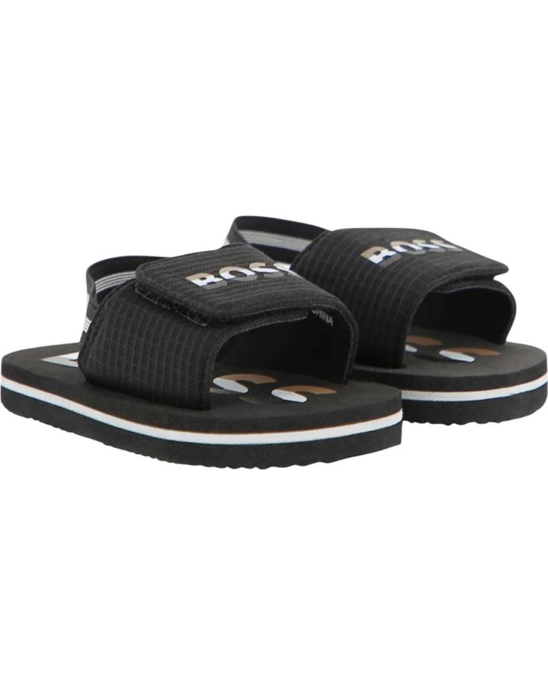 BOSS - CHANCLAS NEGRAS PARA NINO NEGRO