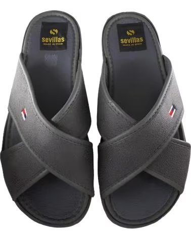 SEVILLAS SANDALIA TIRAS CRUZADAS PIEL AC4370X GRIS