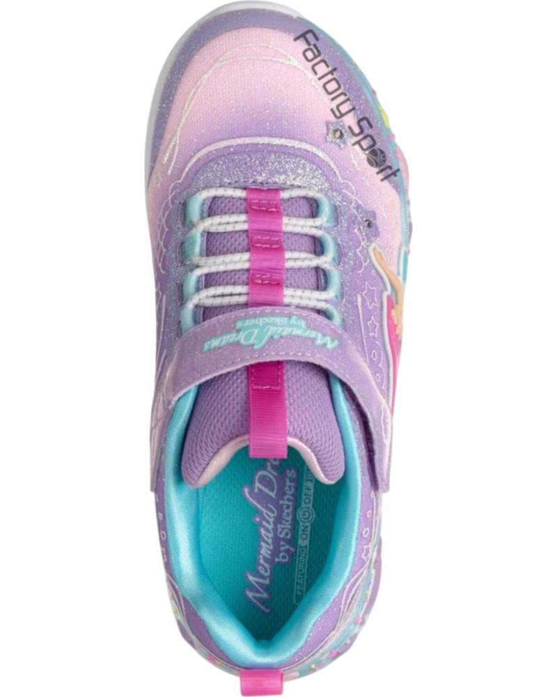 SKECHERS LIGHTS MERMAID DREAMS LUCES LA-MULTICOLOR LVMT PARA NINA - 2 LAVAN-MUL LVMT