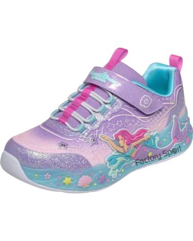 SKECHERS LIGHTS MERMAID DREAMS LUCES LA-MULTICOLOR LVMT PARA NINA - 2 LAVAN-MUL LVMT