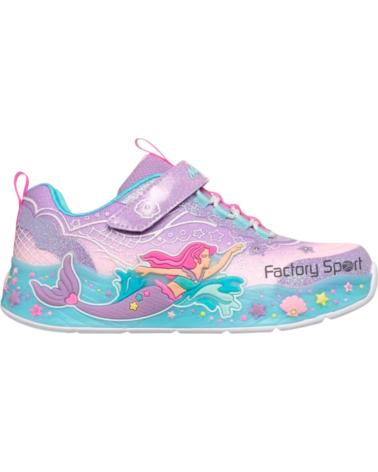 SKECHERS LIGHTS MERMAID DREAMS LUCES LA-MULTICOLOR LVMT PARA NINA - 2 LAVAN-MUL LVMT