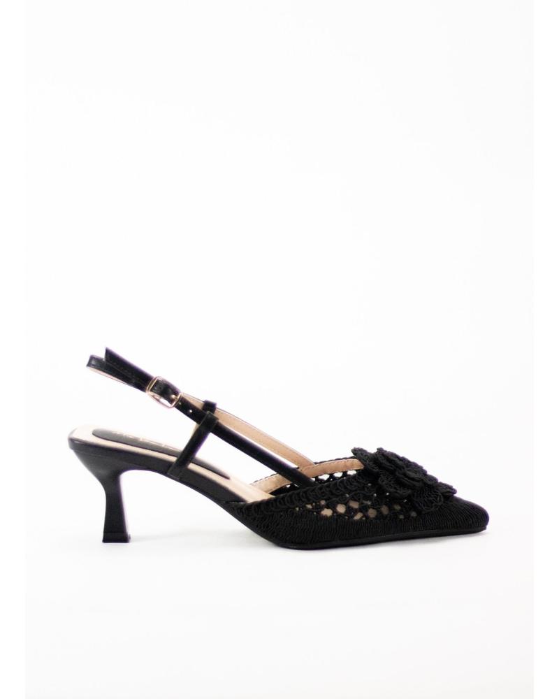 KESLEM ZAPATO DESTALONADO BELLA EN COLOR PARA MUJER NEGRO