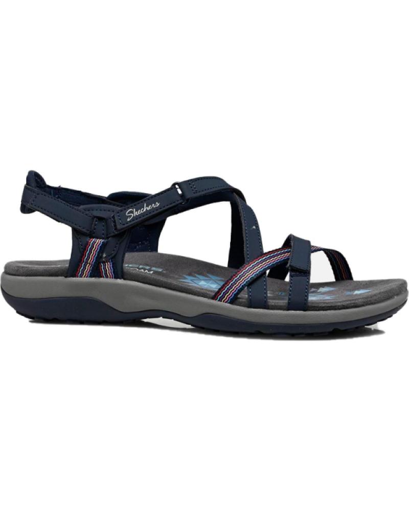 SKECHERS SANDALIAS REGGAE SLIM - SUN ARRAY AZUL