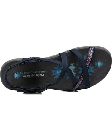 SKECHERS SANDALIAS REGGAE SLIM - SUN ARRAY AZUL