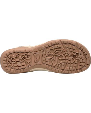 SKECHERS SANDALIAS PLANAS MUJER REGGAE SLIM - SUN ARRAY TAUPE MARRóN
