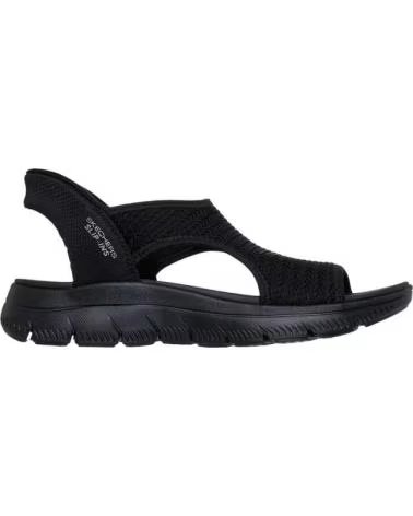 SKECHERS SANDALIAS 119519-BBK EN PARA MUJER NEGRO
