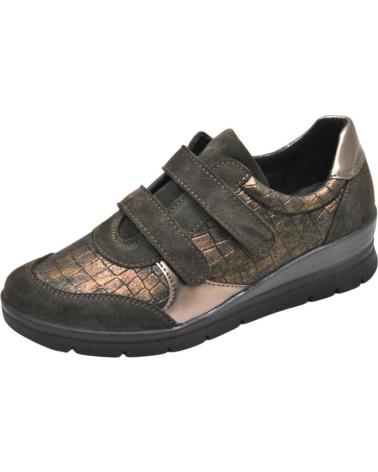 Sapatilhas de Mulher LUMEL – SNEAKER DEPORTIVO URBANO APERTURA VELCRO PLANTILL MOCA 1094-BRONCE RINO-SPEC