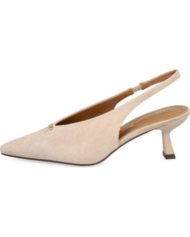 BUONAROTTI ZAPATO DESTALONADO T-5776 CON ADORNO METÁLICO BEIGE