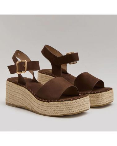 BUONAROTTI CF-5764 SANDALIAS DE PLATAFORMA MUJER CAFE