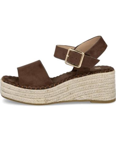 BUONAROTTI CF-5764 SANDALIAS DE PLATAFORMA MUJER CAFE