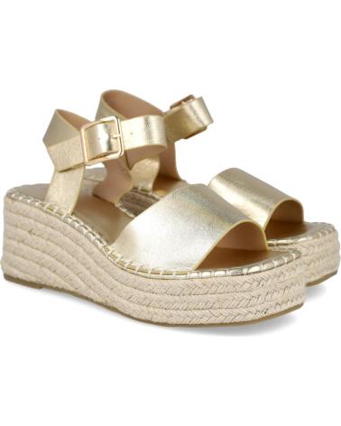BUONAROTTI CF-5764 SANDALIAS DE PLATAFORMA MUJER ORO