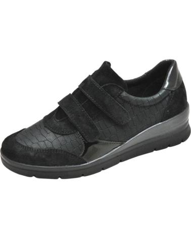 Sapatilhas de Mulher LUMEL – SNEAKER DEPORTIVO URBANO APERTURA VELCRO PLANTILL BLACK 1038-BLACK RINO 988