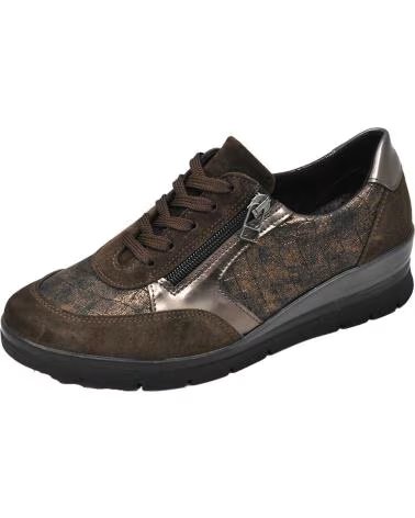 FREIZEITSCHUHE AUS LEDER FÜR DAMEN I030480-G1GD BEIGE