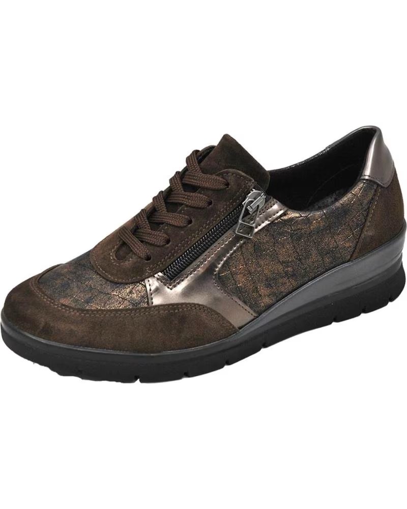 FREIZEITSCHUHE AUS LEDER FÜR DAMEN I030480-G1GD BEIGE