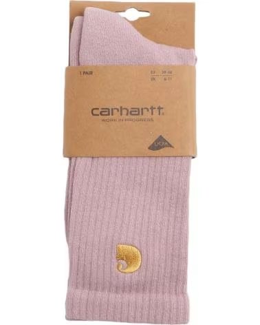 CARHARTT WIP CALCETINES I029421-GLASSYPINK EN PARA UNISEX ROSA