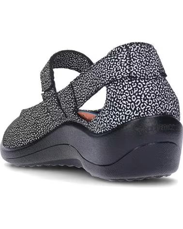 ARCOPEDICO BAILARINAS PARA MUJER 4962 MINAMI TALLAS GRANDES BLACK
