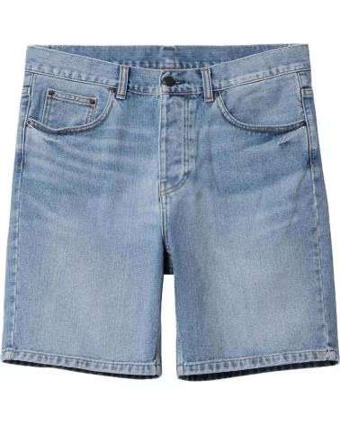 CARHARTT WIP PANTALON CORTO I029209-BLUE EN PARA HOMBRE AZUL