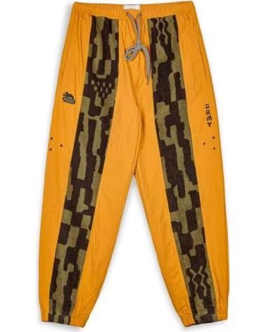GRIMEY PANTALONI DELLA TUTA GRIMEY CON STRISCE LATERALI AMARILLO