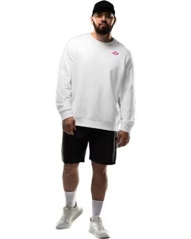 JIMMY LION SUDADERA COOLCRAB-ROSA EN PARA HOMBRE BLANCO