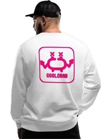 JIMMY LION SUDADERA COOLCRAB-ROSA EN PARA HOMBRE BLANCO