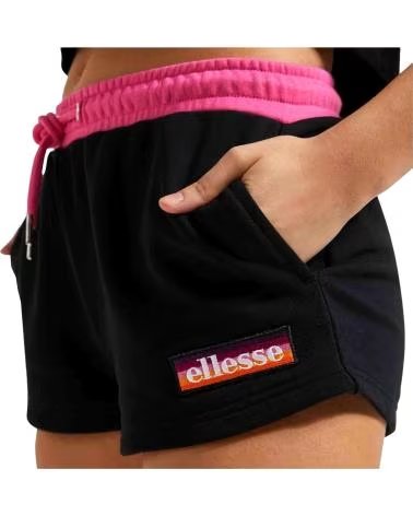 ELLESSE PANTALON CORTO EN PARA MUJER NEGRO