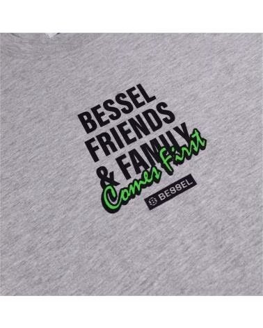 BESSEL FRIENDS CAMISETA DE MANGA CORTA TSFAMILYGREY EN PARA HOMBRE GRIS
