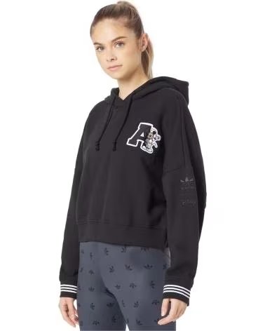 ADIDAS SUDADERA CON CAPUCHA EN PARA MUJER NEGRO
