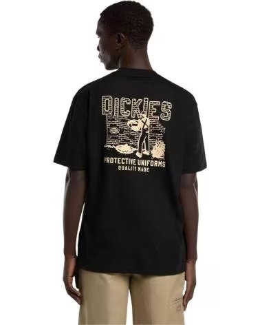 DICKIES CAMISETA DE MANGA CORTA BRICKLANE EN PARA HOMBRE NEGRO