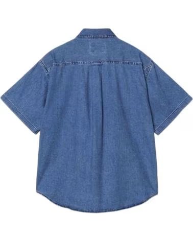 CARHARTT WIP KURZARM-JEANSHEMD AZUL
