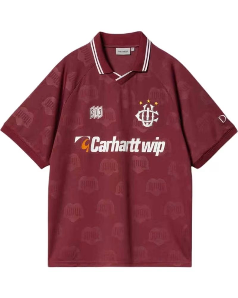 CARHARTT WIP POLO DE MANGA CORTA I034625-2UGXX EN PARA HOMBRE ROJO