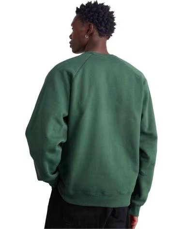 SWEATSHIRT CARHARTT WIP COM GRÁFICO UNIVERSITÁRIO VERDE