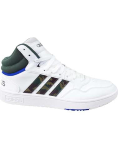 Sportschuhe für Herren ADIDAS GY4767 HOOPS 3 0 MID BLANCO
