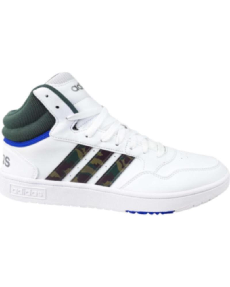 Sportschuhe für Herren ADIDAS GY4767 HOOPS 3 0 MID BLANCO