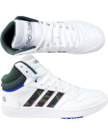 Sportschuhe für Herren ADIDAS GY4767 HOOPS 3 0 MID BLANCO
