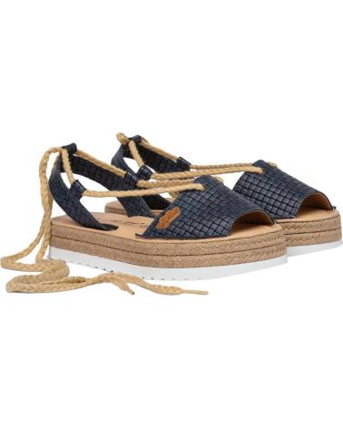 Woman Sandals EVA MAÑAS NAUTICO PIEL SERRAJE 497 OCENAO