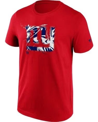 NFL CAMISETA DE MANGA CORTA 1108M-URD-MAR-NYG-RED EN PARA H ROJO