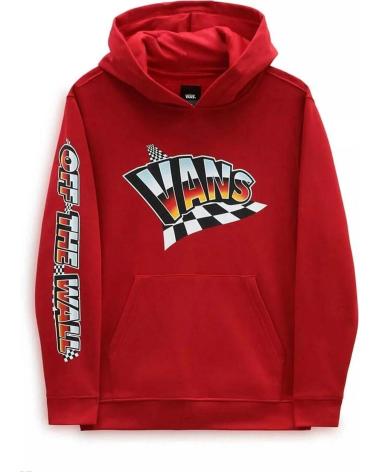 VANS OFF THE WALL SUDADERAS VANS EN COLOR PARA NINOS ROJO