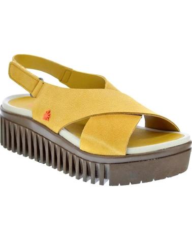 ART COMPANY SANDALIAS BRIGHTON CON PLATAFORMA DENTADA AMARILLO